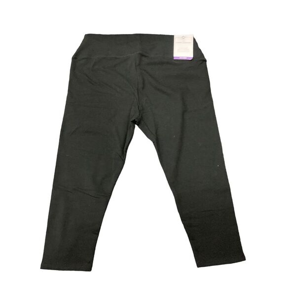 Member's Mark Ladies 21" Inseam Comfort Waistband Luxe Capri Legging - Black - Picture 2 of 2